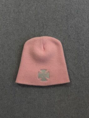 Y2K Pink West Coast Choppers Chopper Chick Cross Beanie
